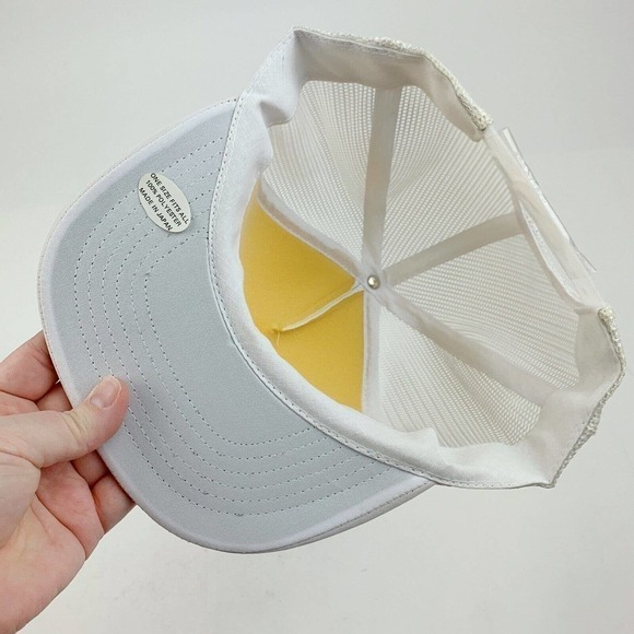 VINTAGE New Makita Power Tools Blue White Trucker Snapback Mesh Hat Cap Japan - Picture 4 of 8